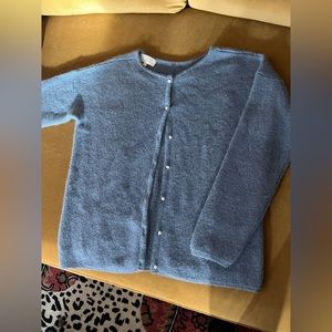 Sezane Gaspard cardigan in Vintage blue. New without tags. size L